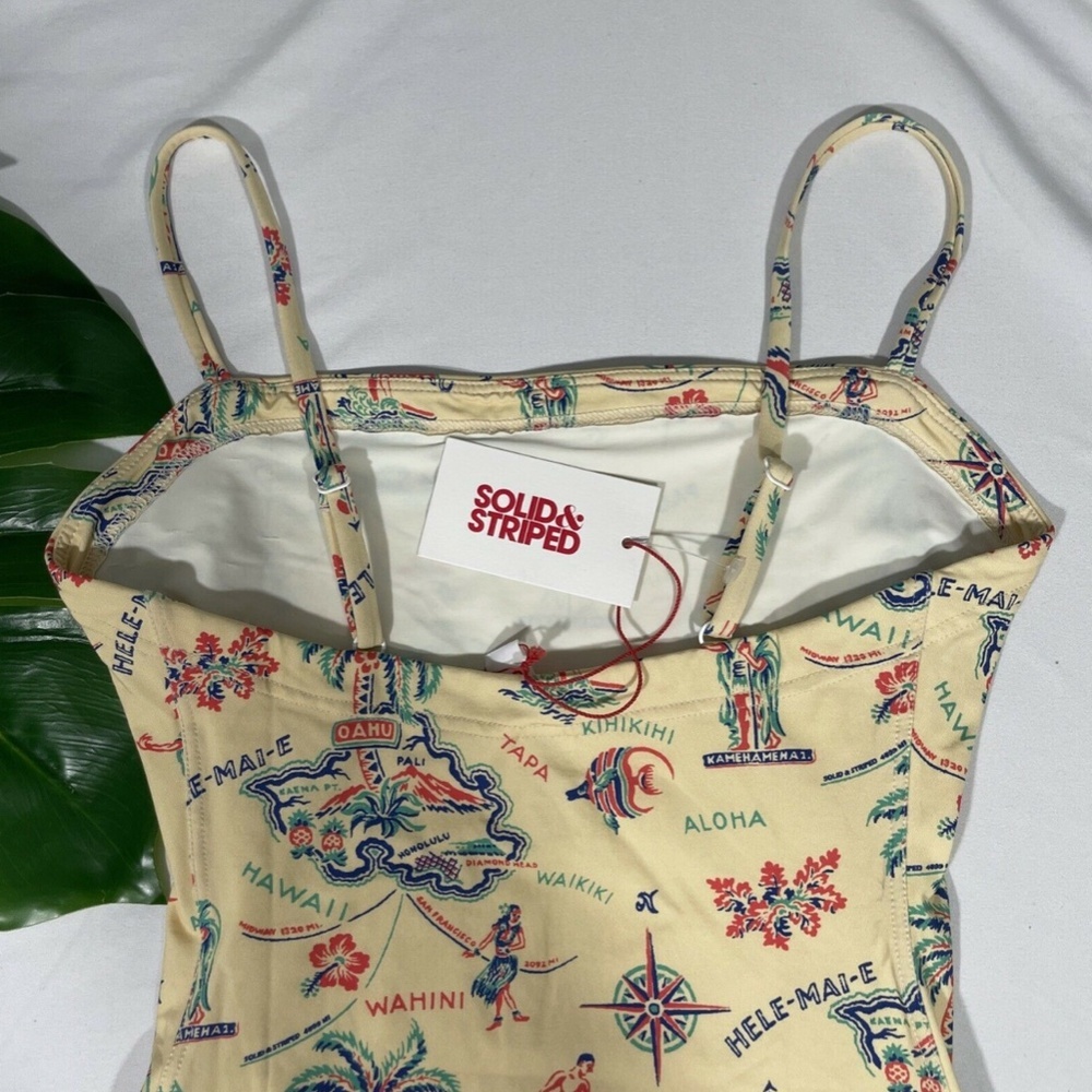 NWT Solid & Striped [‎ SZ Small ] Gemma One Piece Swimsuit Oahu - Picture 7 of 12